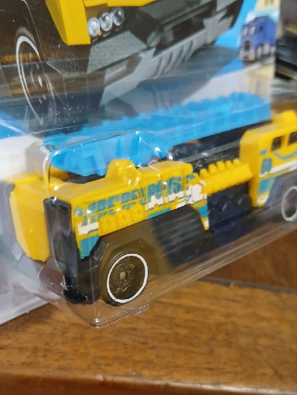 Yellow Rescue Fire Ladder-Tanker Toy Truck - Hot Wheels